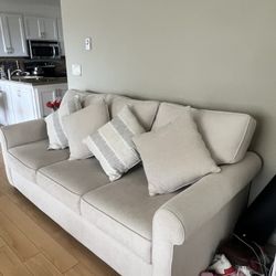 Beige 3-Seater Sofa โ Living Spaces