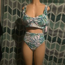 New Green Mx Bikini Set Size XL 