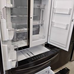 Black-stainless Refrigerator 4-door with warranty Delivery Available Fee Depend on Address 🏠🛣️🚛