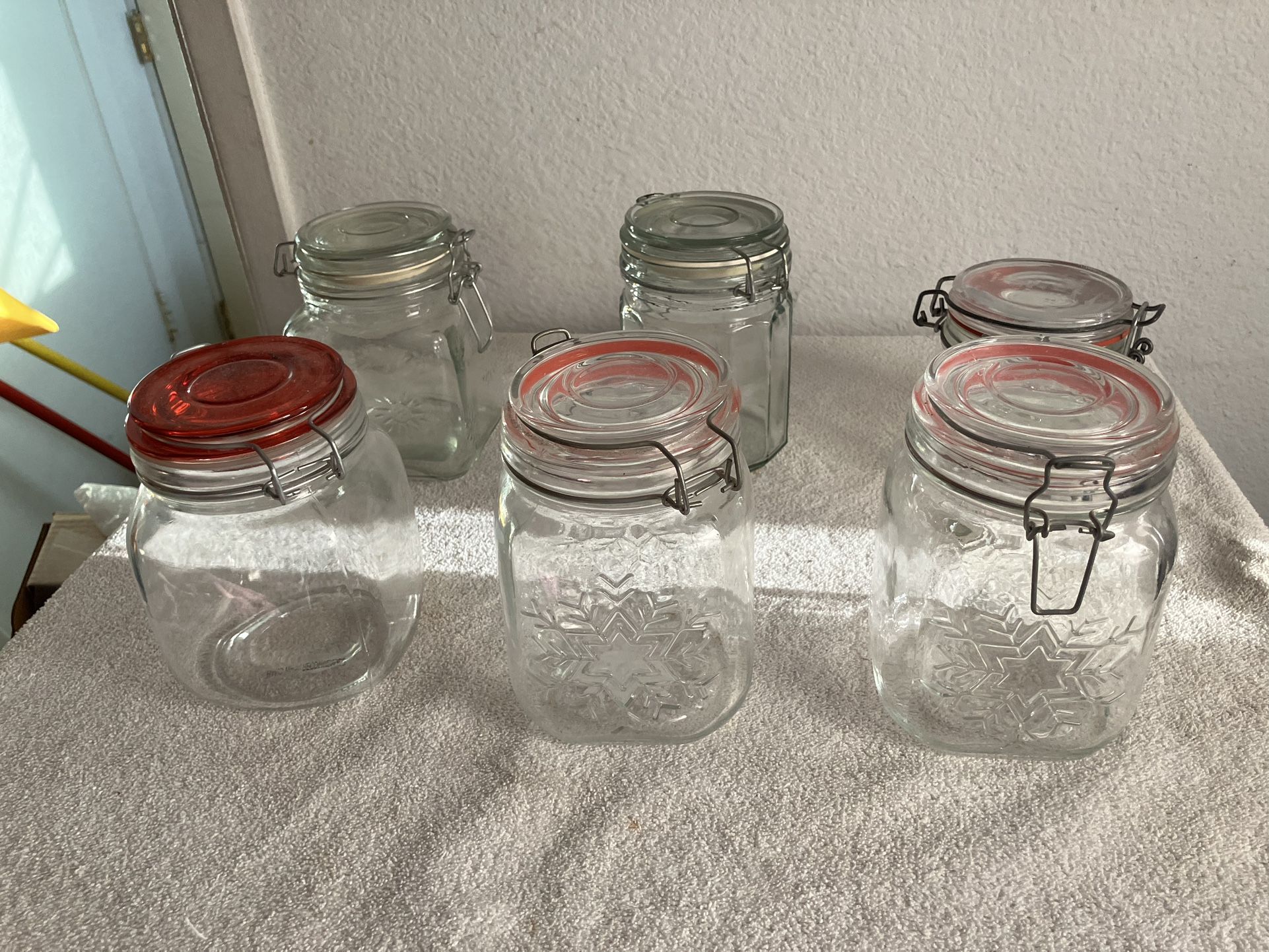 Antique Look Jars With Bail & Wire Closure $5. Each
