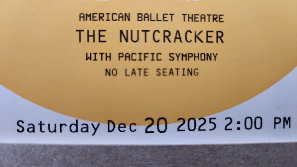 The Nutcracker At Segerstrom Center