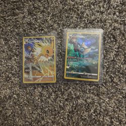 Jolteon & Vaporeon Trainer Gallery Cards