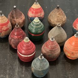 Wooden Spinning Tops