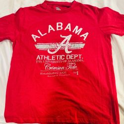 Alabama Crimson Tide Large KA Knights Athletics T-shirt Crimson with White Lettering