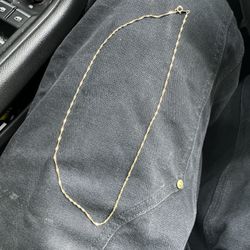 10k Rope Gold Chain 18”