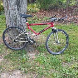 Schwinn Sweet 96 Vintage Full Suspension Mountain Bike Rides Shifts And Stops GREAT 