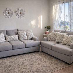 Brand New Elegant Comfy Sofa Loveseat Set 