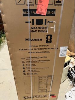 Hisense convertible freezer/refrigerator