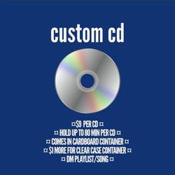 custom burnt cd
