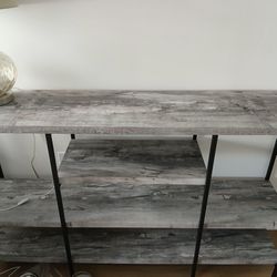 Gray Side Table