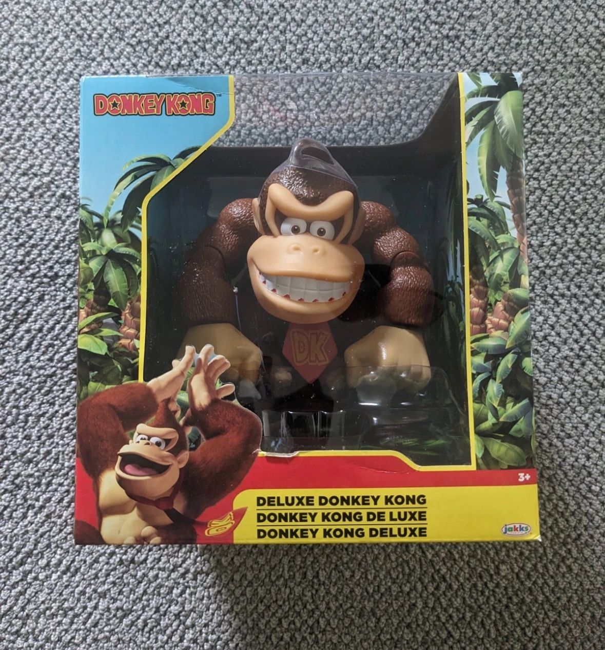 Donkey Kong Deluxe Jakks Pacific World Of Nintendo 6 Inch Action Figure