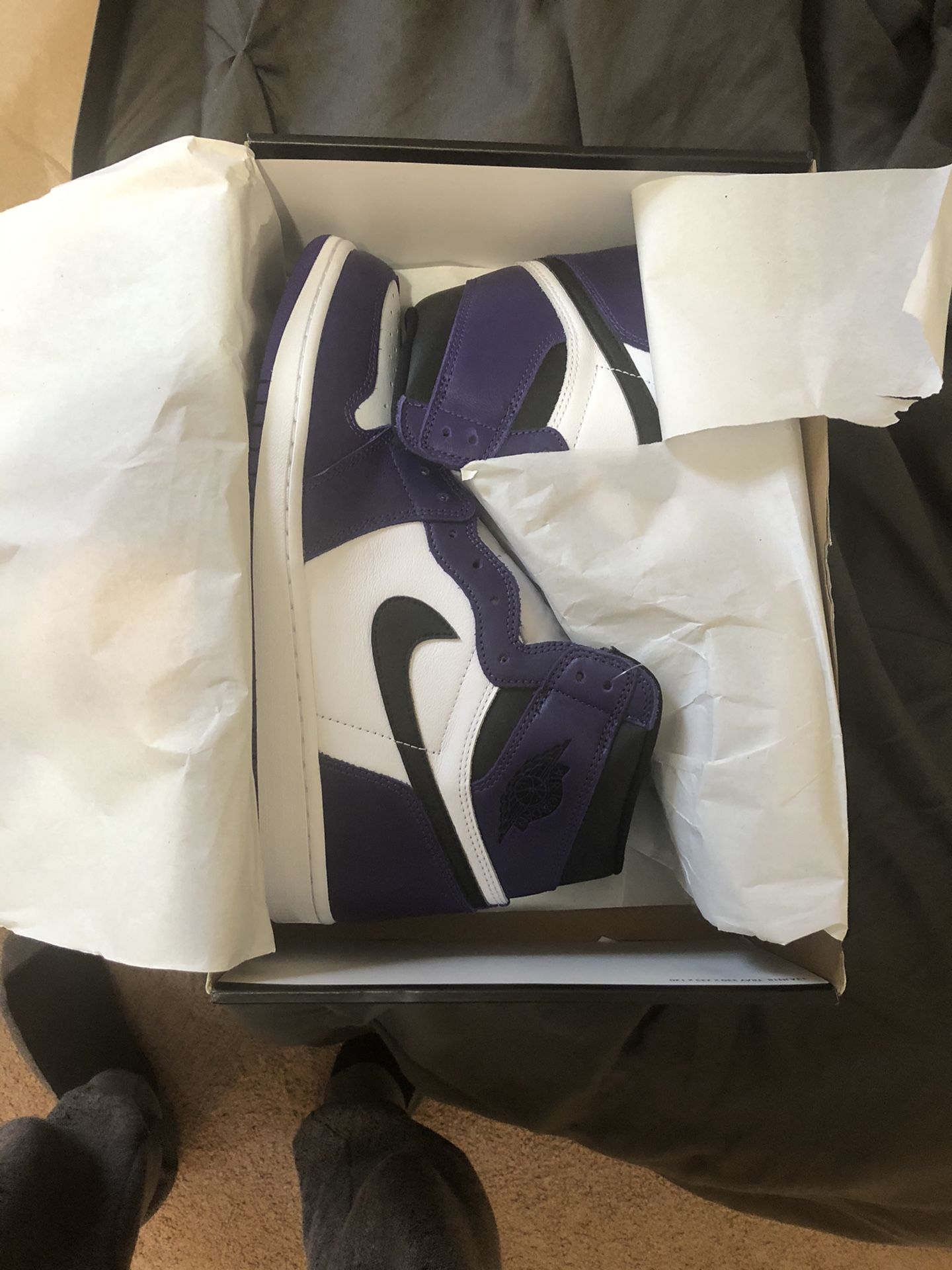Jordan 1 Purple size 12