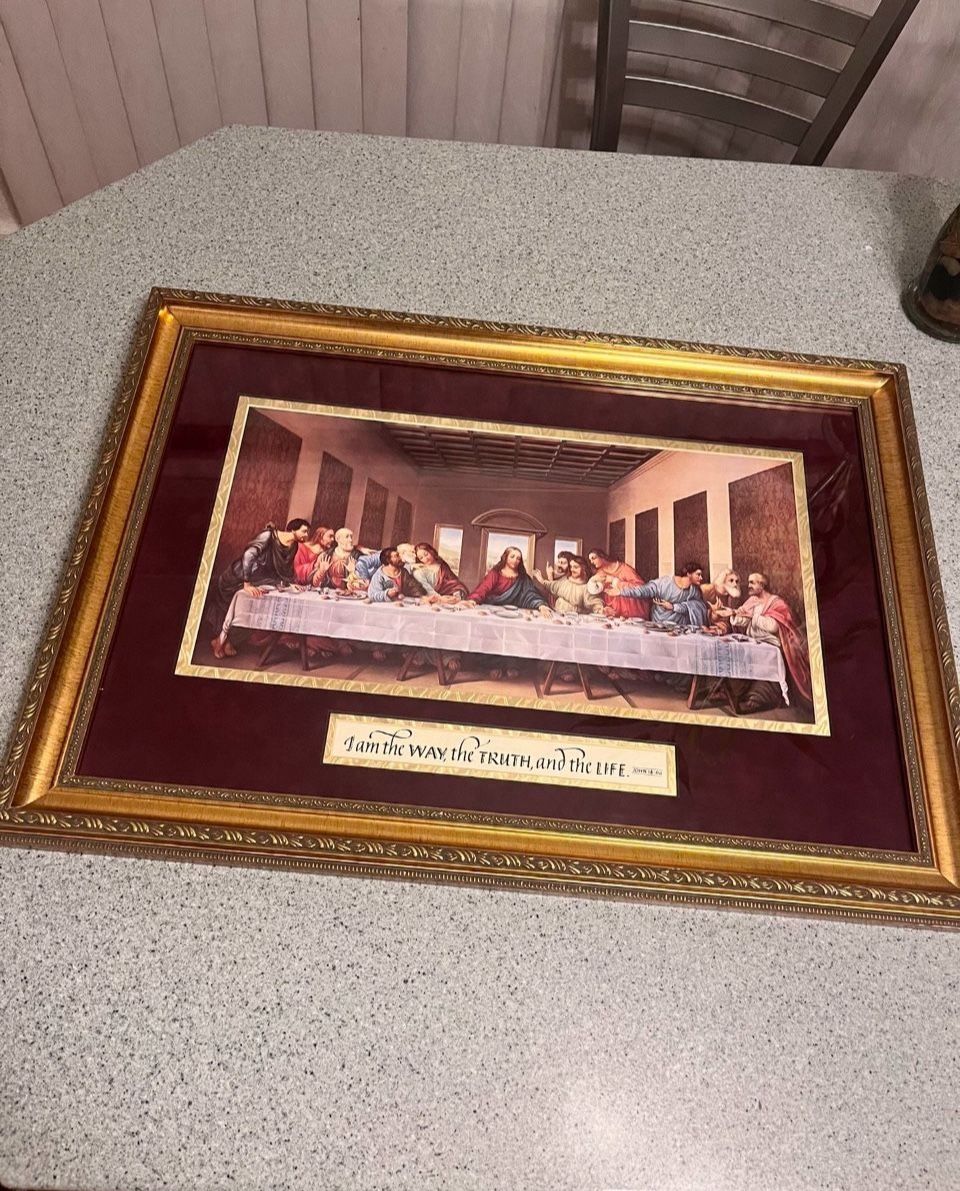 The Last Supper, The Lord - Framed Print / Wall Art