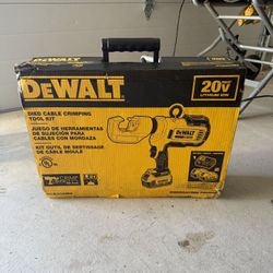 New Dewalt 20v Electric Crimper DCE200M2K