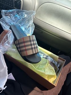Burberry slides