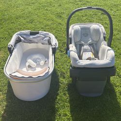 Uppa Baby Infant Car Seat With Base And Bassinet For Uppa Baby Stroller 