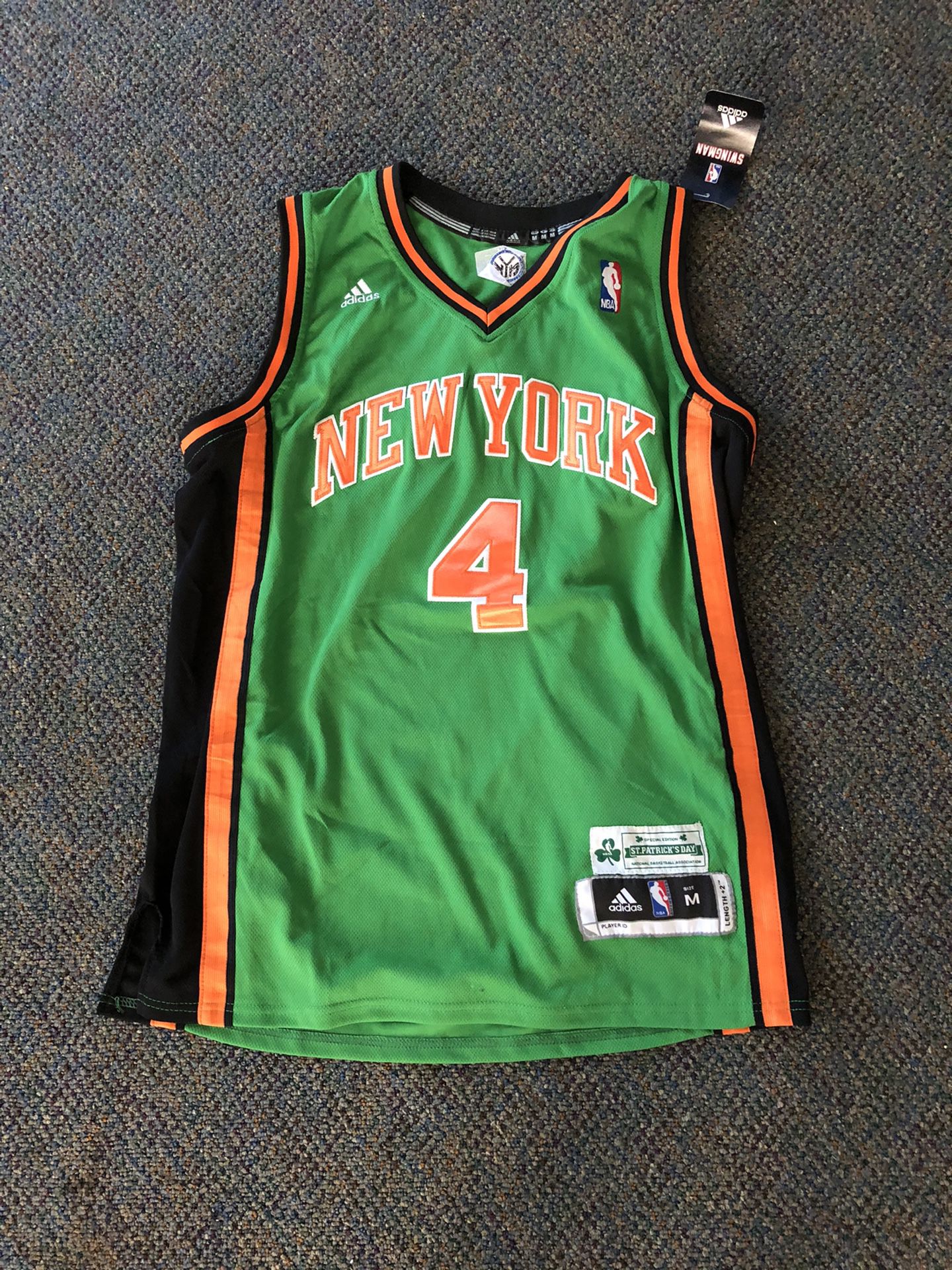 Brand New with tags New York Knicks St. Patrick’s Day edition Chauncey Billups Jersey Mens Medium /44 NBA