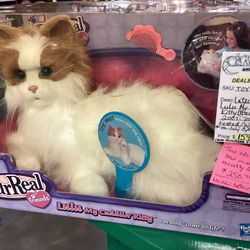 Vintage FurReal Lulu My Cuddlin’ Kitty - Hasbro NEW In Box  2007-2008