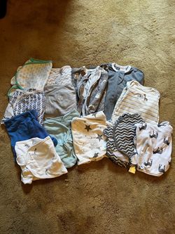 10 Piece Baby Swaddle and Sleep Sack Lot