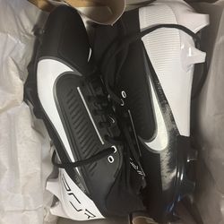 Nike Vapor Edge Pro 360 2 Black White Cleats Size 11