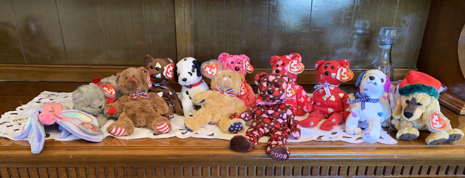 Lot of 12 Beanie Babies. Intact tags.
