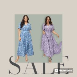 Lote De Vestidos Plus Size Summer Dresses