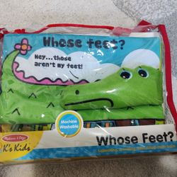 New Melissa &Doug Soft Activity Baby Book - Cash Only