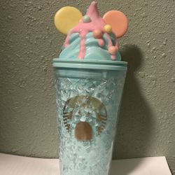 Cup With Ice Cream Top