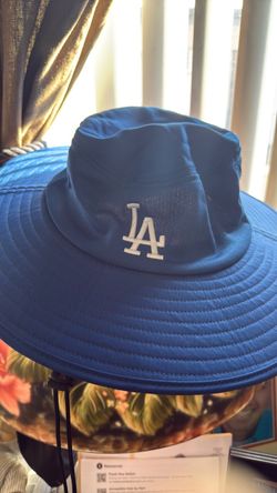 LA Dodgers blue bucket sun hat