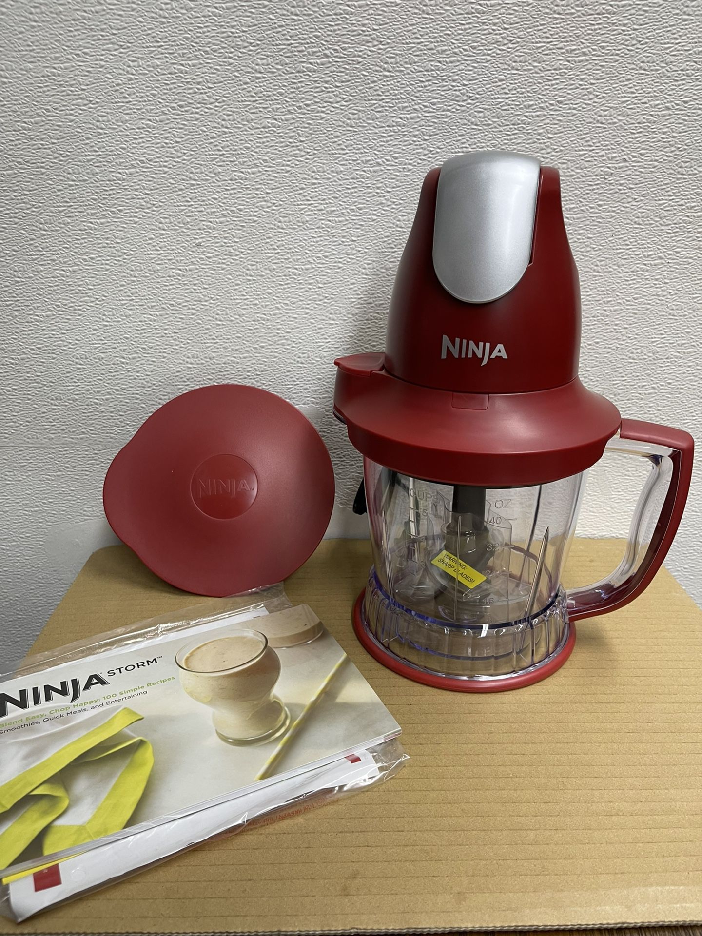 Pre-Owned Ninja Storm Food Processor Blender Master Bowl 450W