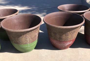 Plastic Planters $10 each