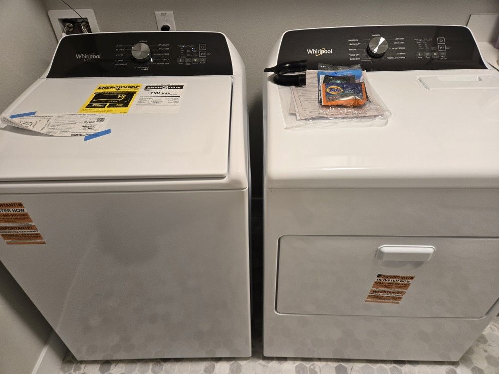 Brand New Whirlpool Washer And Dryer For Sale