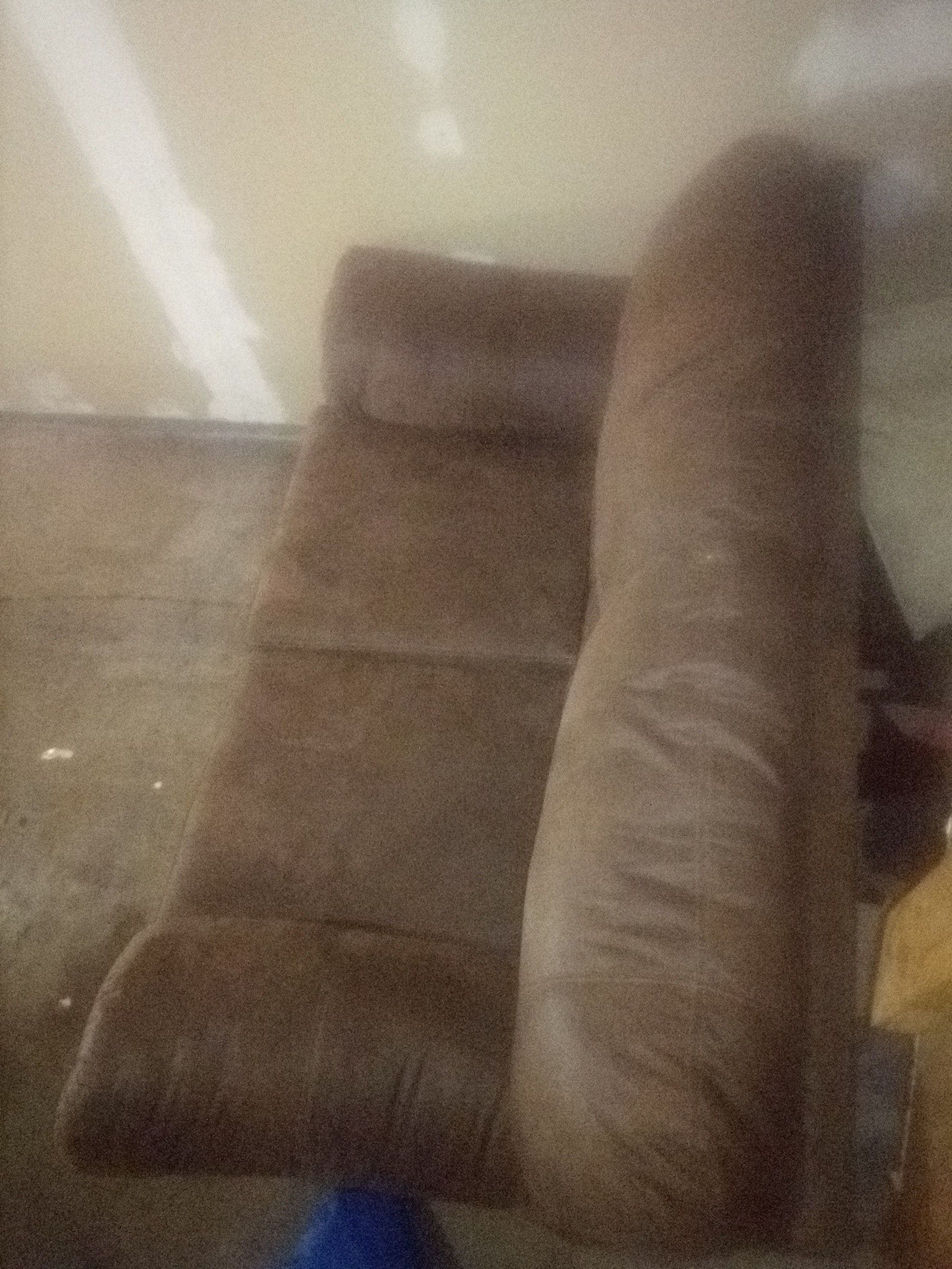 Sofa & Love seat chocolate brown... Also have nive kitchen table 3 leather chairs as is $50