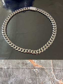 New 20mm 20inch stainless steel Silver Cuban Link Chain Necklace
