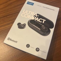 NIB Earbuds Earphones Bluetooth, Charging Case from Soundcore Anker