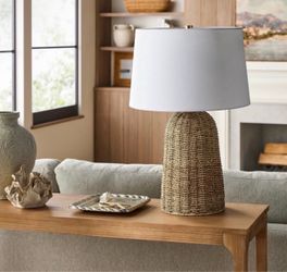 Large Seagrass Table Lamps