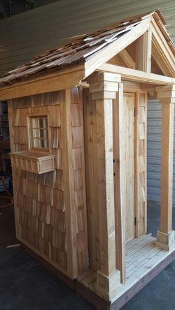 Custom Cedar Tool or Gardener sheds