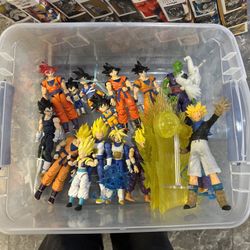 Lot Of Dragon Ball Figuarts Dragon Starts Goku Vegeta Piccolo Toy 