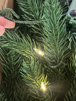 Christmas Garland 9 Ft by 12 Inch Prelit Fraser Fir Xmas Garland with