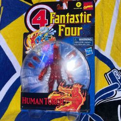 Human Torch From Fantastic 4 Marvel Legends unopened brand new