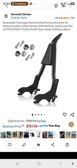 Motorcycle backrest
