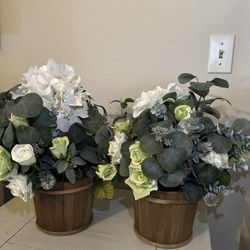 Potted Artificial Flowers 