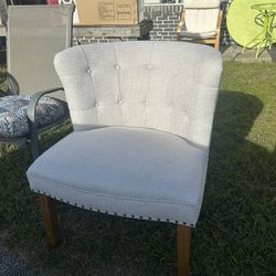Light Gray Accent Chair