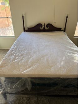 Queen size 3 inch memory foam mattress topper