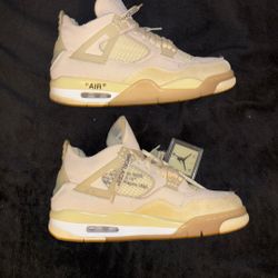 “Off white” Jordan 4’s