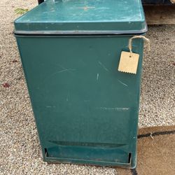 Vintage Foot Press Trash Can