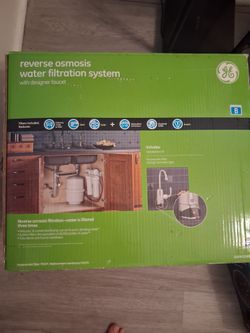 Brand new ge water filtration system for under sink cash only new in box