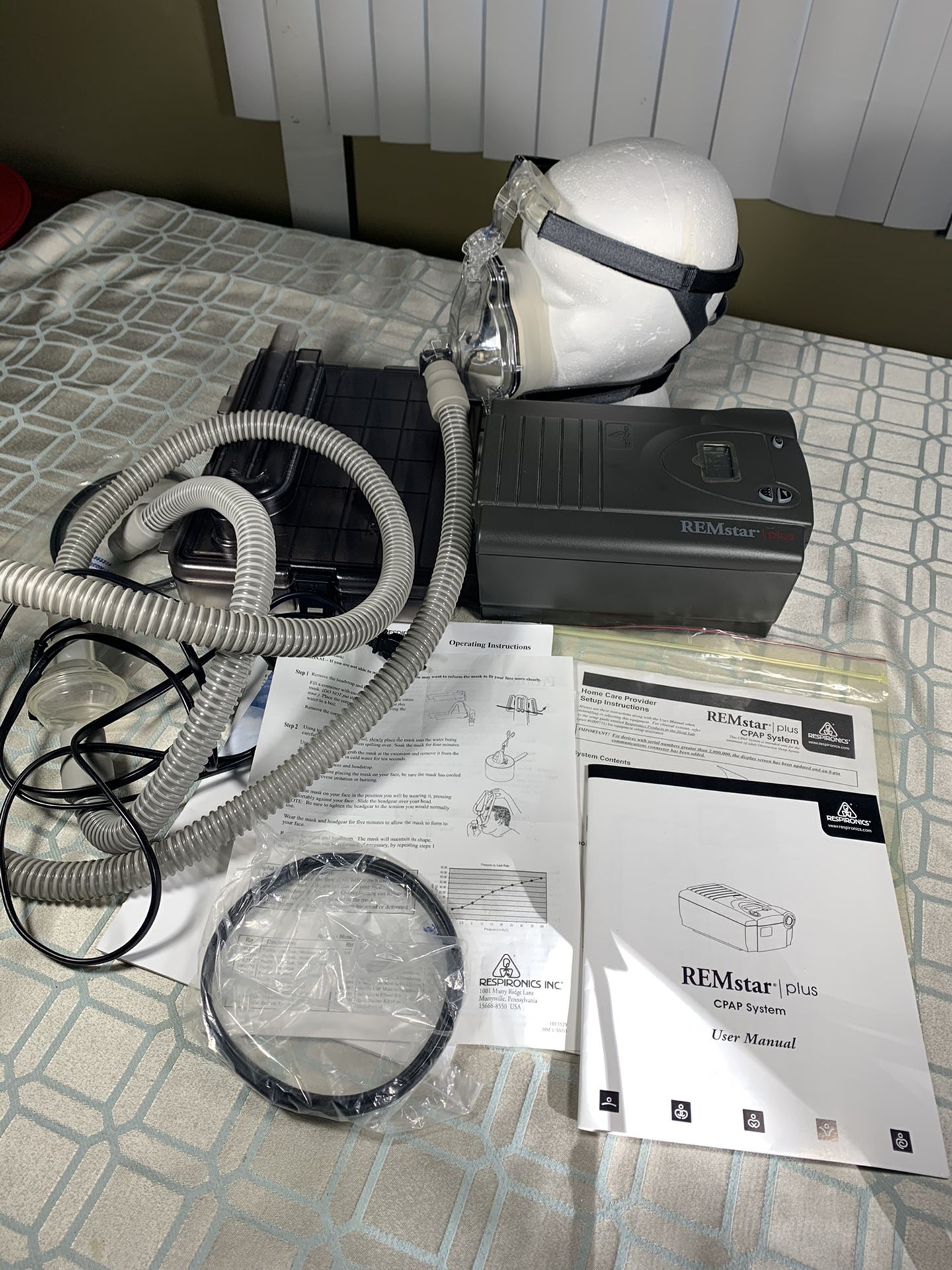 RESPIRONICS REMstar Plus Domestic CPAP SYSTEM Breathing Respirator