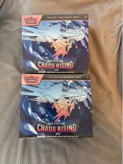 Pokemon TCG: mega evolutions Chaos rising elite trainer box ETB