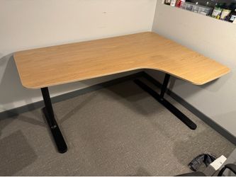 IKEA BEKANT Corner Desk Right – Oak/Black